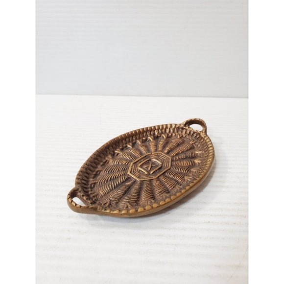 Vintage / BRASS SOAP DISH / Solid Brass Soap Holder Soap Dispenser Vinta… - Picture 1 of 10